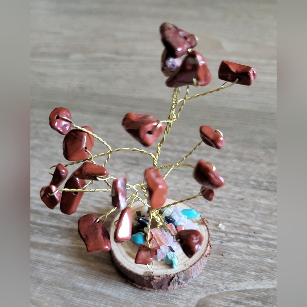 Gemstone Red Jasper Tree Of Life
